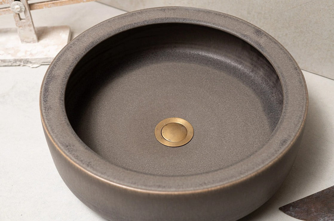 Beech Hand-Made Ceramic Basin