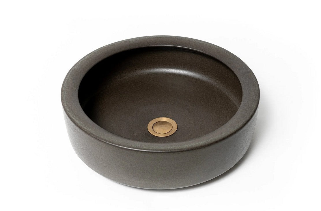 Charcoal Hand-Made Ceramic Basin