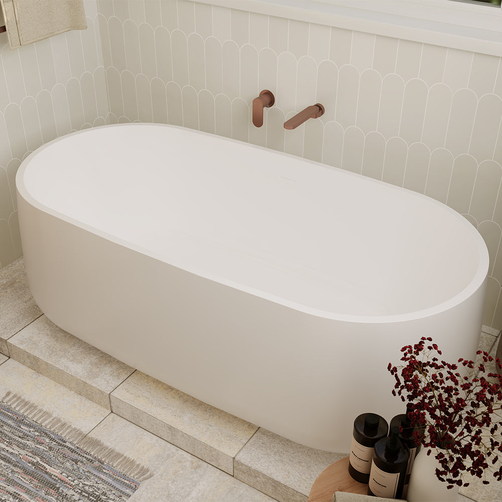 Nuvola Solid Surface Bath 1600mm